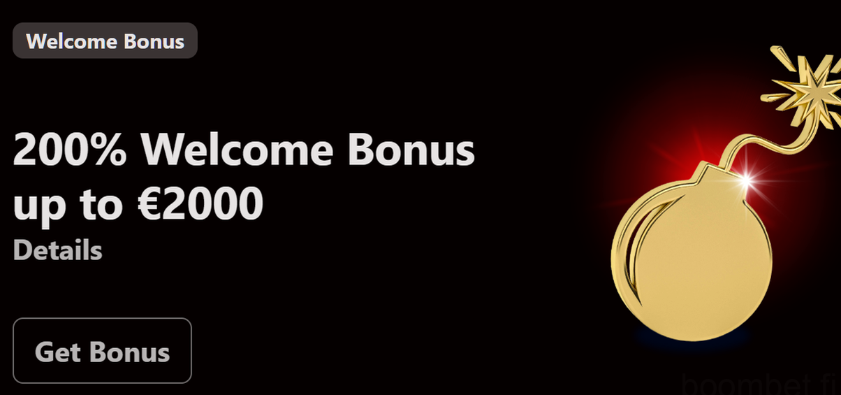 Boombet Casino Tervetuloa